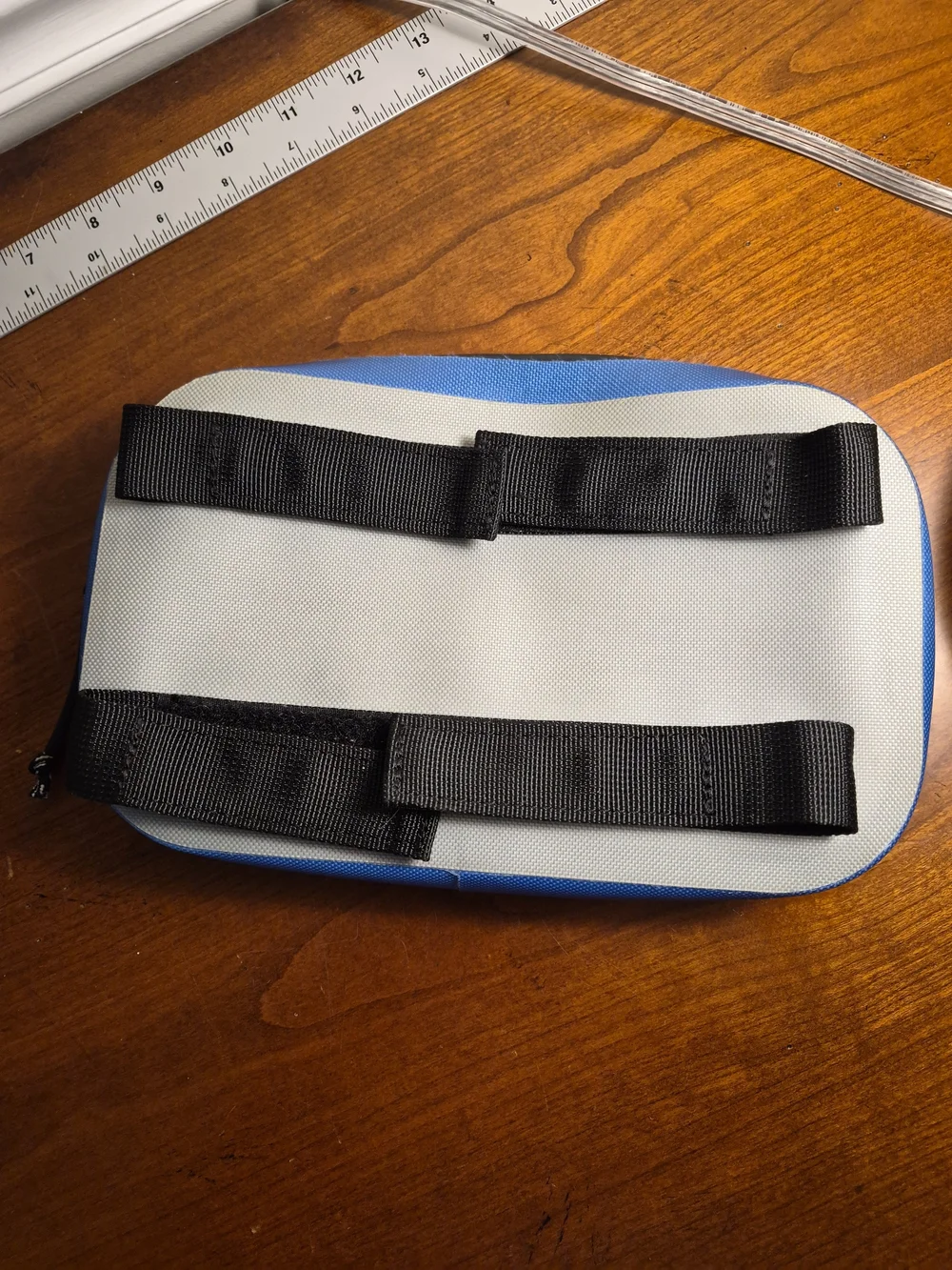YETI Blue and Gray 1st Gen. Zipper Sidekick Dry Gear Soft Storage Case